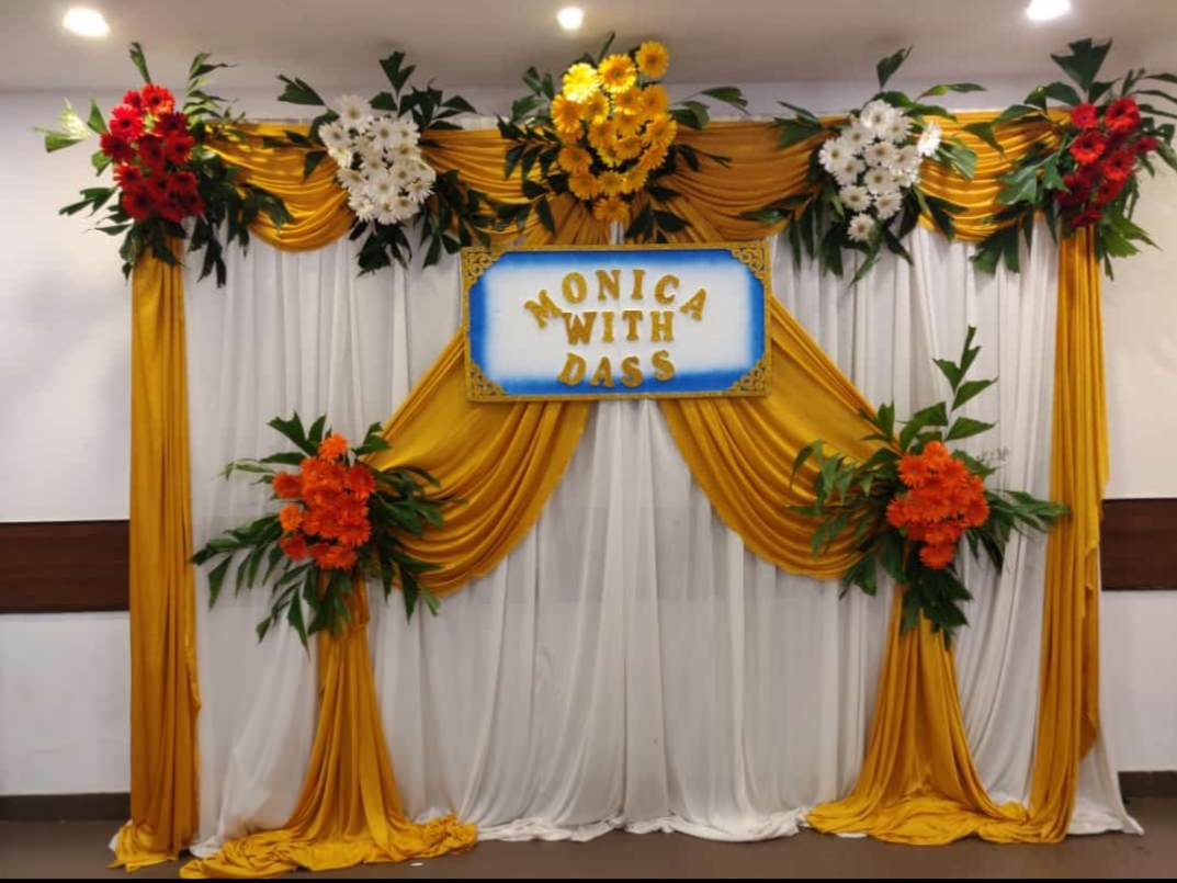 Simple Engagement Decoration – Anil Events Bangalore