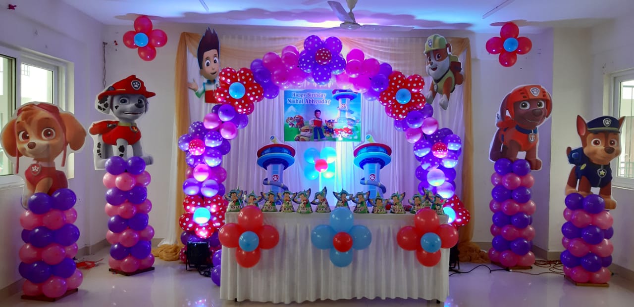 Ødelægge Omvendt Begå underslæb Paw Patrol Theme Decoration – Anil Events Bangalore