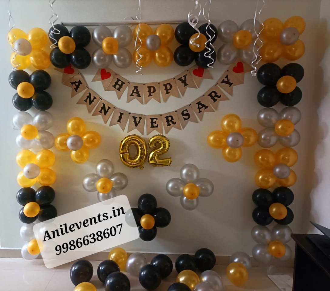 anniversary decoration at Home – Anil Events Bangalore