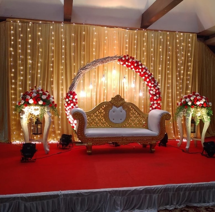 Best Engagement Decoration at Apartment party Hall – Anil Events ...