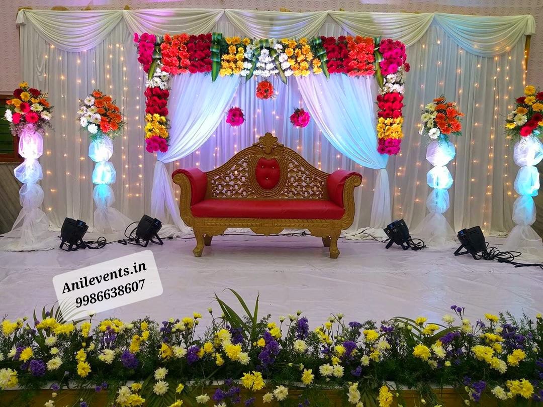 Simple wedding decoration – Anil Events Bangalore