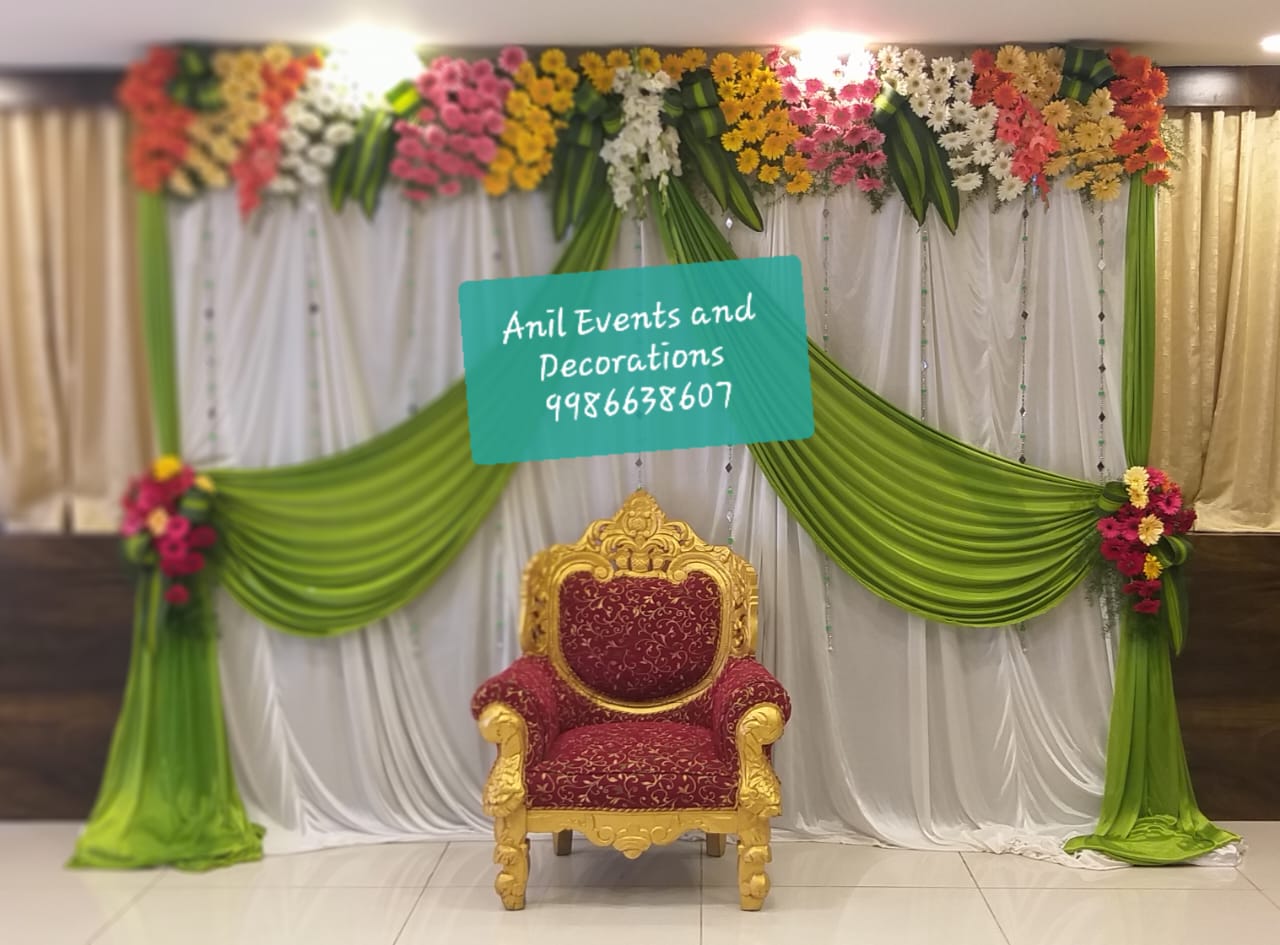 Simple and clean baby shower decoration – Anil Events Bangalore