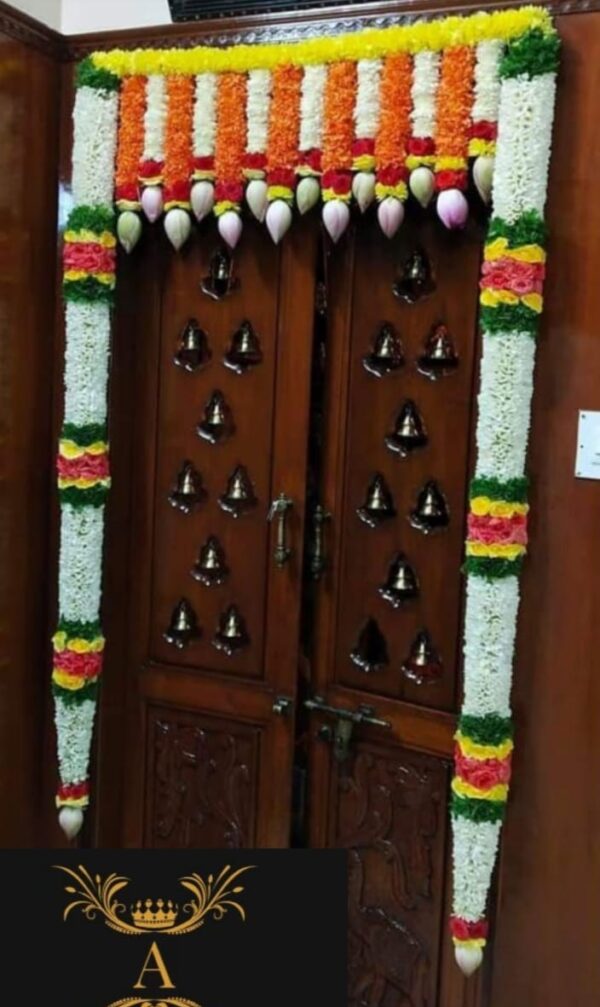 Lotus door flower decoration