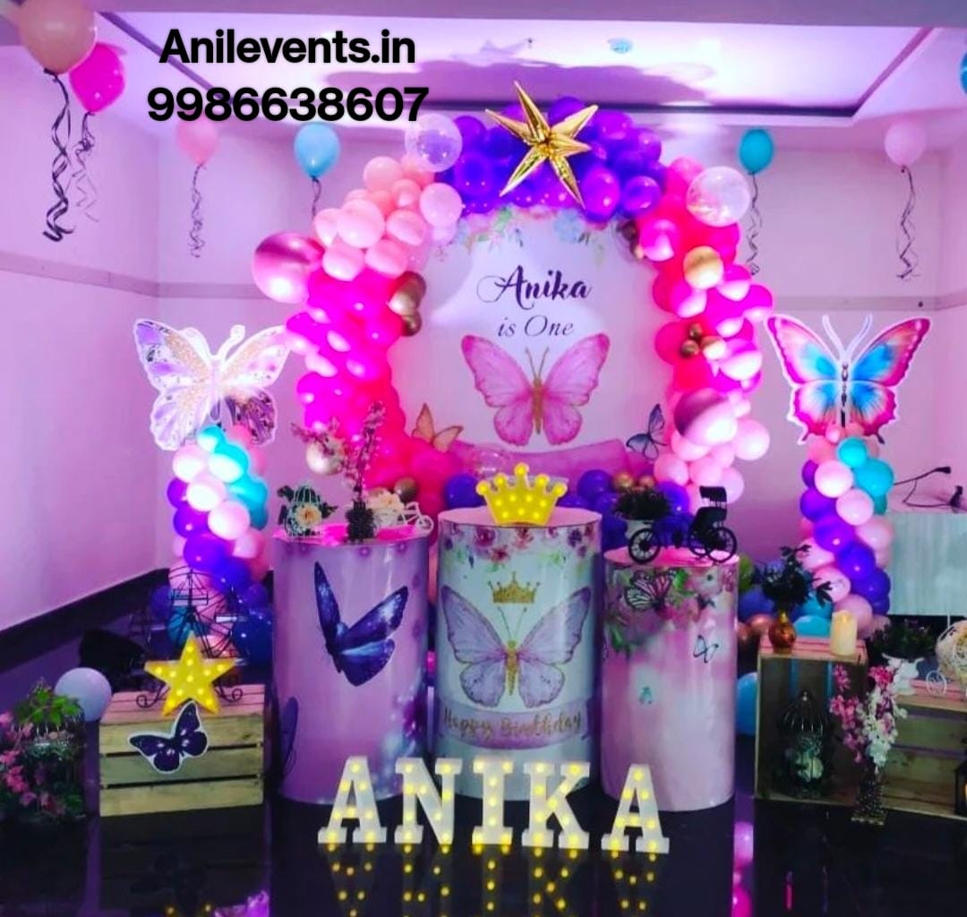 Butterfly Theme Decoration Anil Events Bangalore