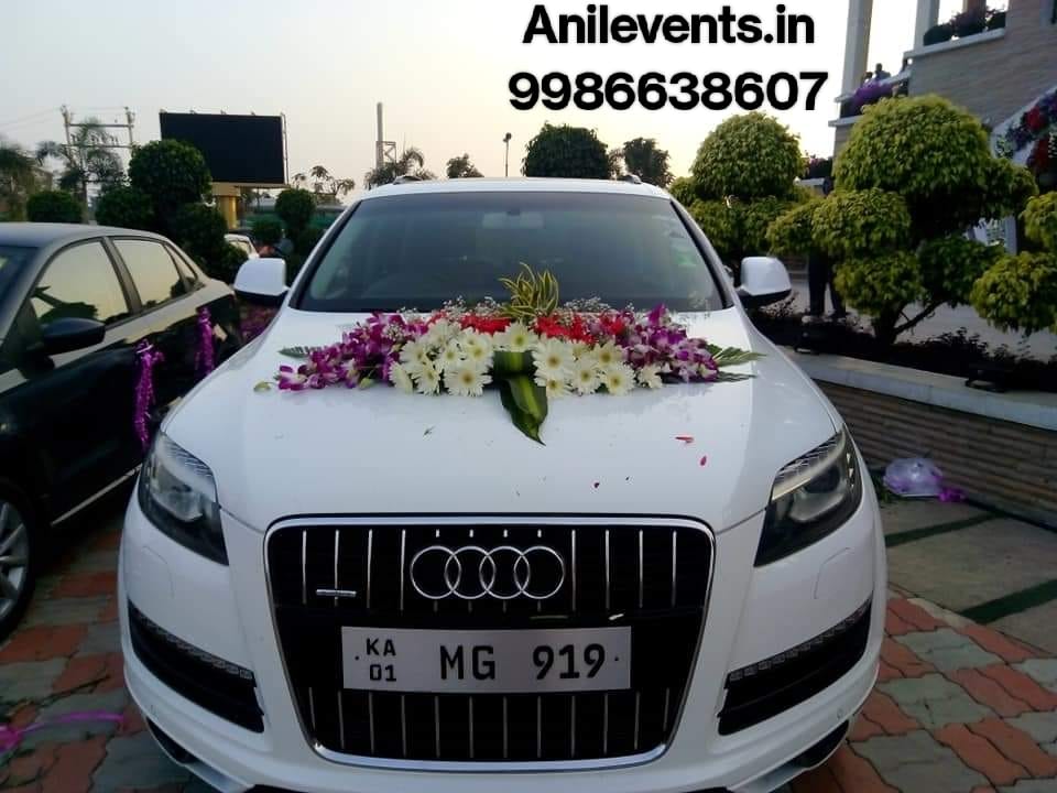Car flower decoration – Anil Events Bangalore
