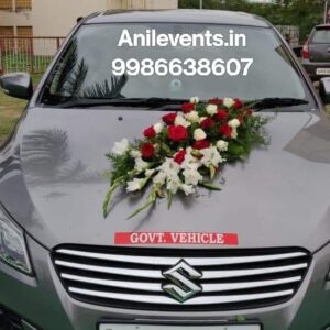 Car flower decoration – Anil Events Bangalore