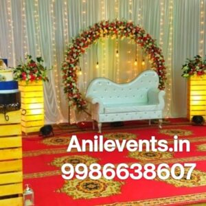 church decoration with cloth – Anil Events Bangalore