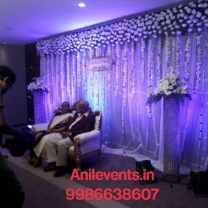 Anil Events Bangalore offer personalized decor solutions for Engagement, Traditional engagement decorations. Engagement Backdrop Decoration, Indian engagement decorations at home, Low budget engagement stage decorations, South Indian Engagement Décor All over Bangalore Engagement ceremony marks the beginning of the events. In this, the bride and groom formally announce their willingness to be together for a lifetime.