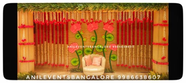 Make your half saree function a memorable occasion with Anil Events Bangalore our decor options will help set the perfect ambiance for your half saree function, We do traditional and modern decorations to enhance the beauty and elegance of this special milestone in a young woman’s life.