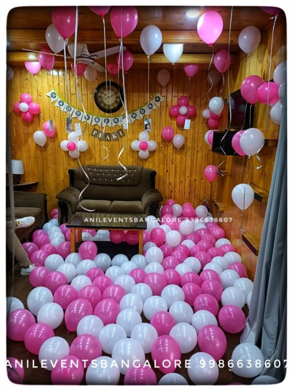 Birthday Special Balloon Decoration. At your location. Birthday Special ... Birthday balloon decorations in rose gold and nude colors with pastel balloons.